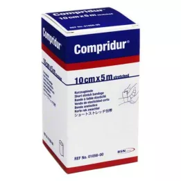 COMPRIDUR Kompresjonsbandasje 10 cm x 5 m, 1 stk