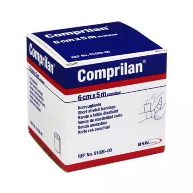 COMPRILAN elastisk bandasje 6 cm x 5 m, 1 stk COMPRILAN elastisk bandasje 6 cm x 5 m, 1 stk