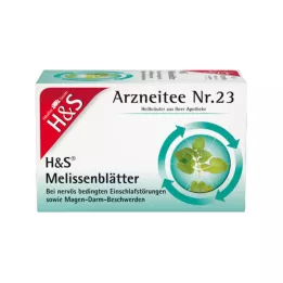 H&amp;S Filterpose med sitronmelisseblader, 20X1,5 g