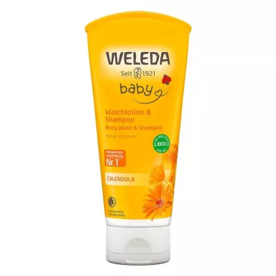 WELEDA Calendula Wash Lotion & Shampoo, 200 ml WELEDA Calendula Wash Lotion & Shampoo, 200 ml