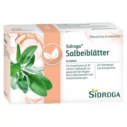 SIDROGA Tefilterposer av salvieblader, 20X1,5 g