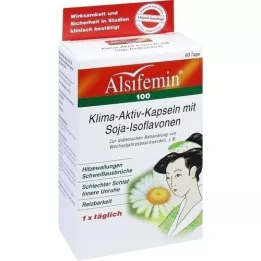 ALSIFEMIN 100 klimaaktive M.Soja 1x1 kapsler, 60 stk