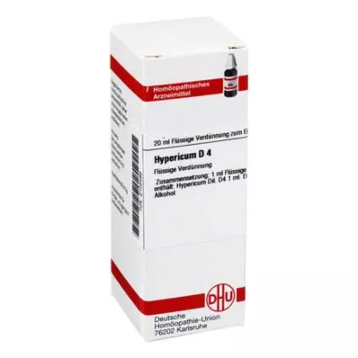 HYPERICUM D 4 Fortynning, 20 ml HYPERICUM D 4 Fortynning, 20 ml