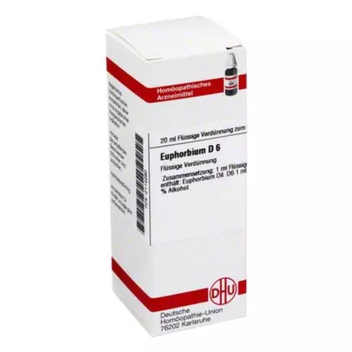 EUPHORBIUM D6 Fortynning, 20 ml