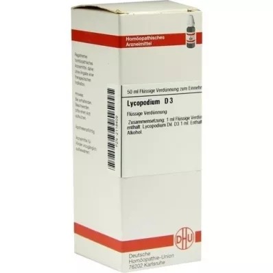 LYCOPODIUM D 3 Fortynning, 50 ml LYCOPODIUM D 3 Fortynning, 50 ml