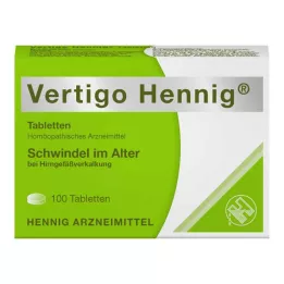 VERTIGO HENNIG Tabletter, 100 stk