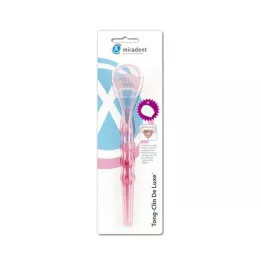 MIRADENT Tungerenser Tong-Clin de L.pink trans., 1 stk