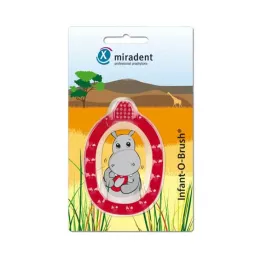 MIRADENT Barnetannbørste Infant-O-Brush rød, 1 stk