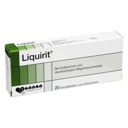 Liquirit tyggbare tabletter, 20 stk