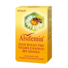 ALSIFEMIN Royal Jelly+Vit.E med ginsengkapsler, 120 stk