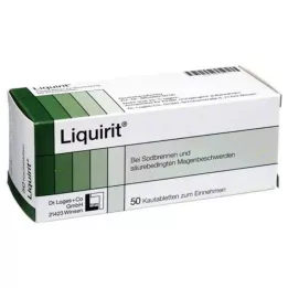 Liquirit tyggbare tabletter, 50 stk