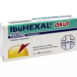 Ibufxal Akutt 200, 20 stk