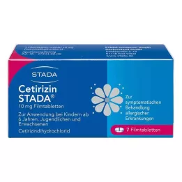 CETIRIZIN STADA 10 mg filmdrasjerte tabletter, 7 stk