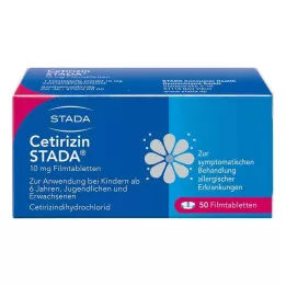 CETIRIZIN STADA 10 mg filmdrasjerte tabletter, 50 stk