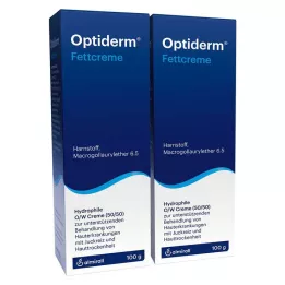 OPTIDERM Fettkrem, 2X100 g