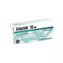 CEFAZINK 10 mg filmdrasjerte tabletter, 100 stk