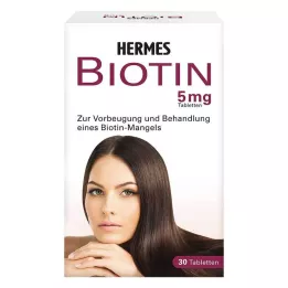 BIOTIN HERMES 5 mg tabletter, 30 stk