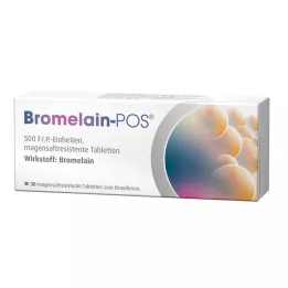 BROMELAIN POS gastro-resistente tabletter, 30 stk