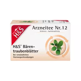 H&amp;S Bearberry tefilterposer, 20X2,7 g