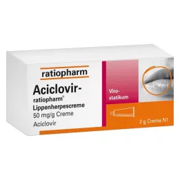 ACICLOVIR-ratiopharm leppeherpeskrem, 2 g