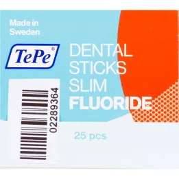 Tepe Tannrulle tynn med fluor, 25 stk