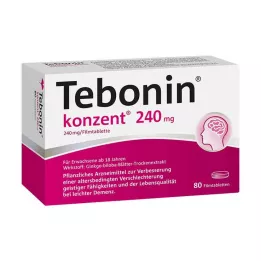 TEBONIN konzent 240 mg filmdrasjerte tabletter, 80 stk