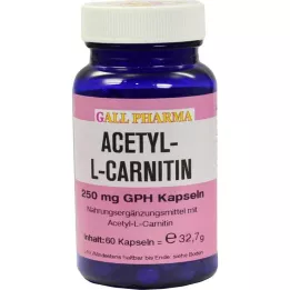 ACETYL-L-CARNITIN 250 mg kapsler, 60 stk