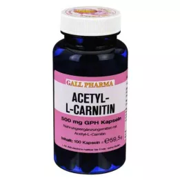 ACETYL-L-CARNITIN 500 mg kapsler, 100 stk