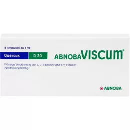 ABNOBAVISCUM Quercus D 20 ampuller, 8 stk