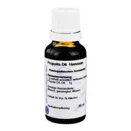 PROPOLIS D 6 fortynning, 20 ml