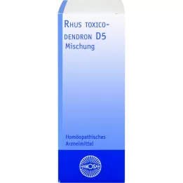 RHUS TOXICODENDRON D 5 Fortynning, 20 ml
