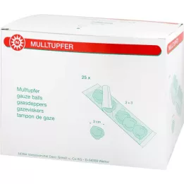 TUPFER Sett 2+3 steril, 25 stk