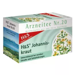H&amp;S Johannesurt-filterposer, 20X2,0 g