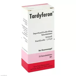 TARDYFERON Tabletter med forsinket frigivelse, 20 stk