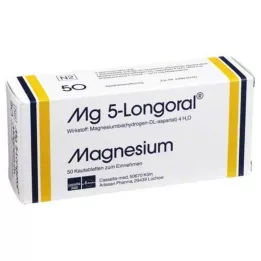 MG 5 LONGORAL Tyggetabletter, 50 stk