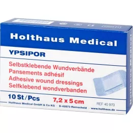 WUNDVERBAND Ypsipor steril 5x7,2 cm, 50 stk