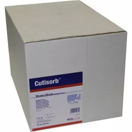 CUTISORB absorberende kompresser usterile 15x25 cm, 100 stk