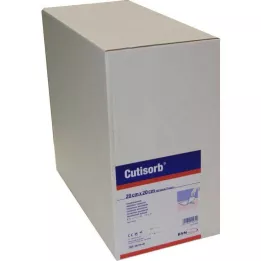 CUTISORB absorberende kompresser usterile 20x20 cm, 100 stk