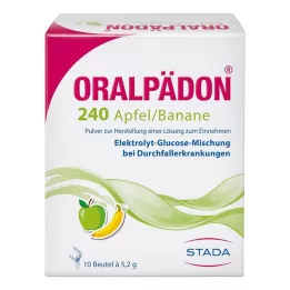 ORALPÄDON 240 Eple Bananpulver, 10 stk