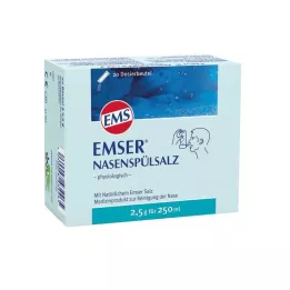 EMSER Neseskyllesalt fysiologisk flaske, 20 stk