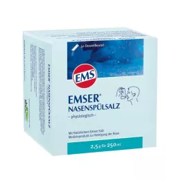 EMSER Neseskyllesalt fysiologisk flaske, 50 stk