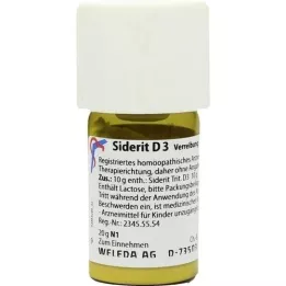 SIDERIT D 3 Triturasjon, 20 g