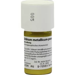 STIBIUM METALLICUM PRAEPARATUM D 10 triturasjon, 20 g
