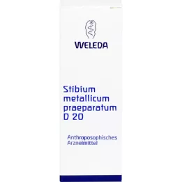 STIBIUM METALLICUM PRAEPARATUM D 20 triturasjon, 20 g
