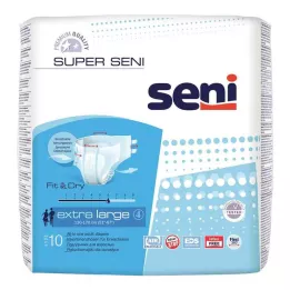 SUPER SENI Inkontinensbukser F.ERW.Gr.4 XL, 10 stk