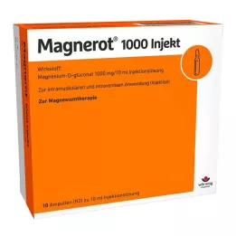 MAGNEROT 1000 injiser ampuller, 10x10 ml