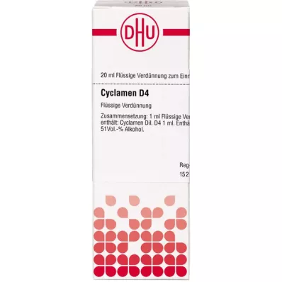 CYCLAMEN D 4 Fortynning, 20 ml CYCLAMEN D 4 Fortynning, 20 ml