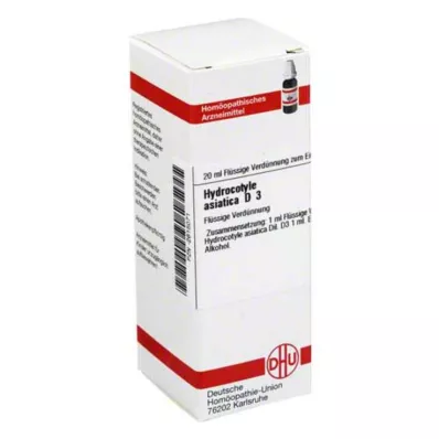 HYDROCOTYLE asiatica D 3 Fortynning, 20 ml