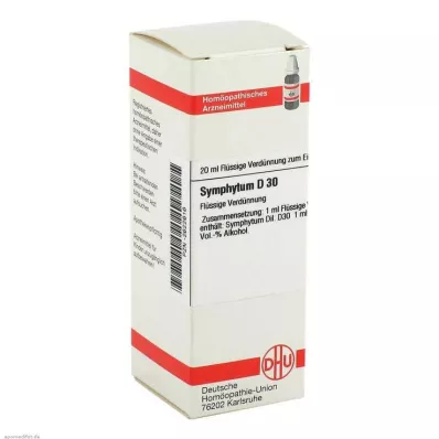 SYMPHYTUM D 30 Fortynning, 20 ml SYMPHYTUM D 30 Fortynning, 20 ml