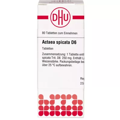 ACTAEA SPIC D 6, 80 stk ACTAEA SPIC D 6, 80 stk
